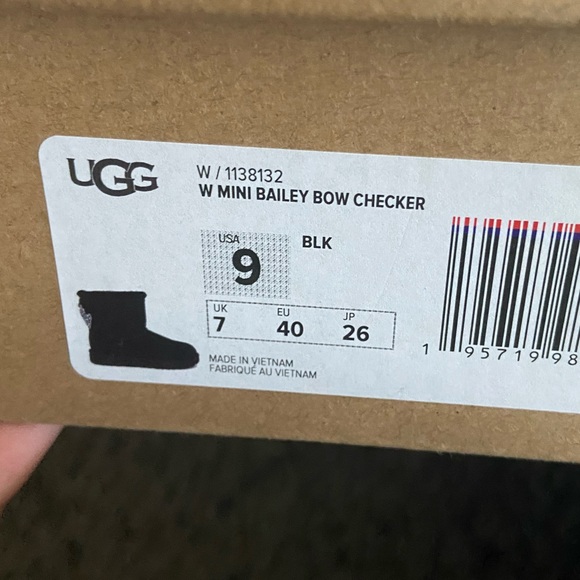 UGG MINI BAILEY BOW CHECKERED - Picture 4 of 6